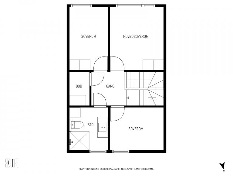 Plan andre etasje